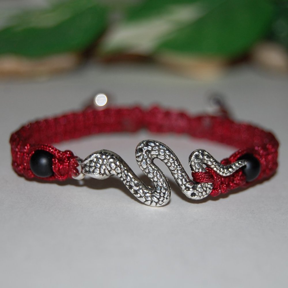 Cobra Bracelet,Cobra Jewelry,Cobra String Bracelet,Snake Bracelet,Men,Women